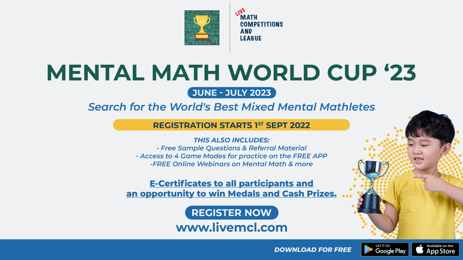 Events Live Math Competitions and League